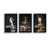 oooac Lot de 3 affiches sur toile pour album, Benson Boone, affiches feux d'artifice et rollerblades, 30,5 x 45,7 cm, sans cadre