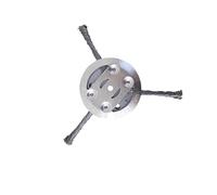 OOOVAVNE Tête de Coupe d'herbe en Fil d'acier de 6 Pouces, Brosse de désherbage de Jardin en Fil de Coupe de 3/6 Pouces, 1 pièce(A)