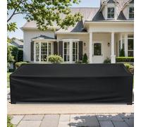 OOOXZO Housse Salon de Jardin 230x210x75cm/LxWxH Protection Bache Table de Jardin Imperméable Anti-UV Coupe-Vent Bache Table Exterieur pour Tables, Chaise, Canapé