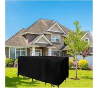 OOOXZO Housse Salon de Jardin Exterieur Impermeable 155x70x100cm/LxWxH Bâche de Meubles de Jardin, Housse de Table Extérieur Bâche Tissu 600D Oxford,Anti-UV, Anti Poussière pour