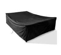 OOOXZO Housse Salon de Jardin Exterieur Impermeable sur Mesure 190x100x80cm/LxBxH Bâche de Protection, Table Coupe-Vent Anti-UV Résistant à la Déchirure Housse pour Mobilier De Jardin-Noir