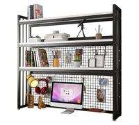 OOPDNEGAK 3 Couches Bureau Bibliothèque Organisateur De Bureau À Pose(C,75cm)