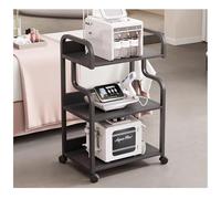 OOPDNEGAK Chariot D'esthétique À roulettes, Support pour Machine De Beauté, Salon De Spa, Chariot Roulant À 3 Niveaux pour Machine D'esthétique, pour Salon(C)
