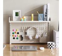 OOPDNEGAK Étagère De Bureau À Pince, Présentoir Réglable en Hauteur, Étagère De Comptoir, Étagère À Livres pour Bureau, Rangement De Table, Décoration pour Bureaux À Domicile(60cm)