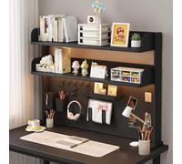 OOPDNEGAK Étagère De Comptoir Polyvalente, Étagère De Rangement À Pince, Étagère Réglable, Étagère De Bureau À Pince, Support D'affichage De Bureau(A,100cm)