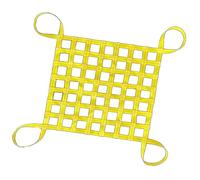 OOPDNEGAK Filet De Fixation De Chargement en Sangle - Filet D'arrimage pour Caisses Et Palettes, Sangles De Filet De Chargement Réglables, Nylon Rete Sicura Protezione(1 X 1M/Mesh 10cm/Load 2t)