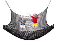OOPDNEGAK Filet d'escalade pour Enfants, Filet De Sécurité Double Couche pour Aire De Jeux, Structure d'escalade, Filet De Chargement, Filet pour Hamac Et Balançoire pour Enfants(Black,1X3M)