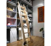 OOPDNEGAK Kit De Quincaillerie Echelle De Bibliothèque Coulissante Roulante, Quincaillerie Rail De Glissière De Echelle Bibliothèque Coulissante, Ideal for Home & Office Use(400cm(13.1 ft) Track kit)