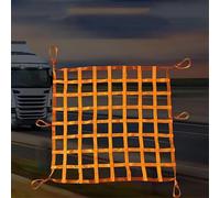 OOPDNEGAK Sangles De Levage De Sécurité - Filets De Levage De Charges, Filet De Levage À Élingue en Nylon Plat, pour Le Gréage, Le Remorquage Et Les Équipements De Levages(4 X 4M/Mesh 15cm/Load 2.5t)