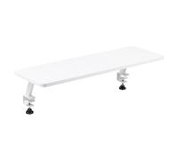 OOPDNEGAK Support De Bureau pour Moniteur À Clipser, Support De Rangement De Comptoir Polyvalent, Support D'ordinateur, Base À Pince en C, pour Ordinateur, Ordinateur Portable, Imprimante(White)