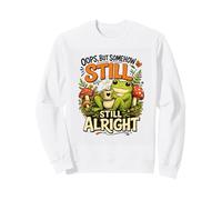 Oops But Somehow Still Alright Grenouille Champignon Foragers Forest Sweatshirt