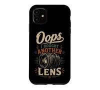 Oops I Bought Another Lens - Sarcastic Photographer Vintage Coque pour iPhone 11