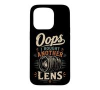 Oops I Bought Another Lens - Sarcastic Photographer Vintage Coque pour iPhone 15 Pro