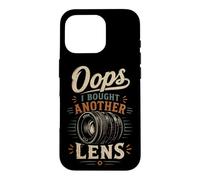 Oops I Bought Another Lens - Sarcastic Photographer Vintage Coque pour iPhone 16 Pro