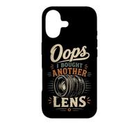 Oops I Bought Another Lens - Sarcastic Photographer Vintage Coque pour iPhone 17
