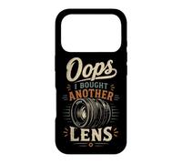 Oops I Bought Another Lens - Sarcastic Photographer Vintage Coque pour iPhone 17 Pro