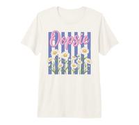 Oopsie Daisy Floral Retro Graphic Cute Wildflower Esthétique T-Shirt Haut de Gamme