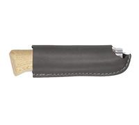 oopsmark Leather Belt Sheath Compatible avec Opinel - Étui de protection pour couteau de luxe (#9 - 9 cm, noir)