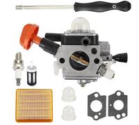 OOPUHKSY Carburateur Filtre À Carburant Kit Carburateur Filtre À Air Kit Filtre À Carburant Équipement Électrique Extérieur Outil Électrique Jardin pour S&tihl FS131R HT133 HT131 KM131R FS311