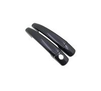 OOPUHKSY Couvercle Poignée Porte Accessoires Voiture Pour Peugeot Pour Partner 2009 2010 2011 2012 2013 2014 2015 2016 2017 Fibre De Carbone Noire(Handle 2 Door)