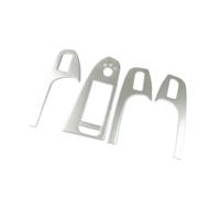 OOPUHKSY Pour A4 B8 LHD Autocollant Poignée D'accoudoir Intérieur Garniture Couverture Cadre Bouton Levage De Vitre De Porte Fenêtre
