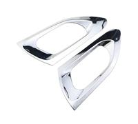 OOPUHKSY Pour Peugeot 2008 2014 2015 2016 2017 2018 2019 Autocollant De Garniture De Cercle De Porte Intérieure Avant Et Arrière Accessoires De Voiture (Front and Back)