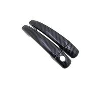 OOPUHKSY Pour Peugeot Pour Partner 2009 2010 2011 2012 2013 2014 2015 2016 2017 Couvercle De Poignée De Porte Accessoires De Voiture En Fibre De Carbone Noire(Handle 2 Door)