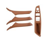 OOPUHKSY Pour Série 5 F10 F11 520i 523i 525i 528i 535i 4 Pièces RHD Couvercle De Lève-vitre De Porte Intérieure Garniture De Poignée De Traction De Porte (Model A Champagne)