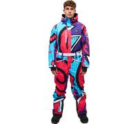 OOSC - Combinaison de ski - Fresh Prince Men's Ski Suit Multi pour Homme - Taille S - Bleu Bleu S