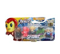 Ooshies Marvel Lot de 5 Embouts de Crayons - Mini Figurines de Super-héros pour Enfants, Accessoires Scolaires Amusants et Petit Cadeau pour Les Anniversaires et la rentrée Scolaire à partir de 5 Ans