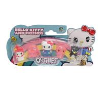 Ooshies, Pack de 5 Figurines, 5 cm, Licence Hello Kitty, pour Les Enfants dès 5 Ans, HHL00