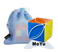 Oostfun MoYu MoFang JiaoShi Maple Leaf 24 M Standard Edition Cube Classroom Double système de réglage Surface Mate Cube Puzzle avec Sac Cube et Un trépied Cube (Multi Color)