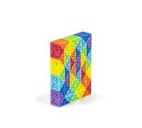 Oostifun Diansheng 60 pièces 3D Puzzle Jouet Serpent Puzzles règle 60 Segments Torsion Labyrinthe Cerveau Teaser Jeux 60 Blocs Creux Arc-en-Ciel Couleur Intelligence Jouets(60 Blocs Segments)