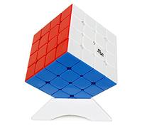 Oostifun Gobus Yongjun MGC Cube Magique 4x4x4 M Cube Magique Multicolour Stickerless Puzzle Jouets avec Support Cube