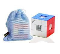 Oostifun kongxin 3x3 Cube Multicolore Puzzle 3x3x3 Creux Twist Lisse Cube Puzzle Brain Lifter Labyrinthe avec Sachet et Un trépied