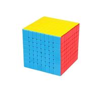 Oostifun MoYu MoFang JiaoShi MFJS Meilong 8 Cube 8x8x8 Cube Salle de Classe Meilong 8 Puzzle Multicolore avec présentoir