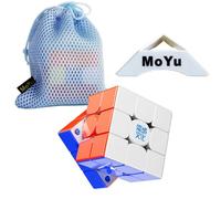 Oostifun MoYu WEILONG V11 M 20 M Ball Core Cubes et M-a-g-l-e-v UV Coated Edition Positionnement 3.0 3x3 M Cube 8 Niveaux de M Élasticité de lévitation Puzzles (Multicolor)