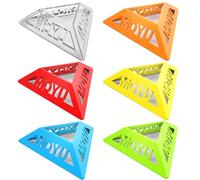 Oostifun Set de 12 Bases cubiques, 6 Couleurs différentes Mini Cadre Puzzle Affichage Base Triangle Cube Base Stand