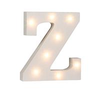 OOTB 57/6099 Lettre Z en Bois avec LED, 1 W, Blanc, 16 x 3 x 16 cm