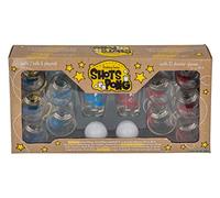 Out Of The Blue Jeu à boire Shots Pong (Bière Pong) – 12 shooters + balles – Multicolore Taille S