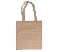 OOTB - Sac en coton avec message imprimé Good Vibes, taille : 38 x 42 cm anniversaire, couleur blanche (762785)