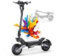 OOTD T10 - Trottinette électrique pliable - Moteur 900 W - Batterie 48 V 13 5 Ah - Roues de 11 pouces - Autonomie de 60 km - Noir