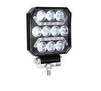 Oougjvce Voiture Phare Avant Projecteur De Travail À LED 4 Pouces Angel Eyes Super Bright Worklight 160W 16000LM Offroad Fog Light Pour Camion SUV Boat Work Light 6000K 30V Feux Avants(1 Piece)