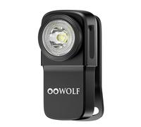 OOWOLF Mini Lampe de Poche LED Rechargeable avec Clip, 7 Modes, Aimant Intégré et Indicateur de Batterie 3 Niveaux - Lampe Torche Compacte EDC pour Camping, Randonnée, Urgence et Course Nocturne