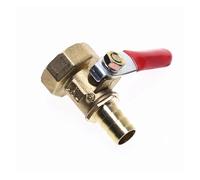 OOYIALET 1PC 1/2'' Hose BSP Female Thread Straight Barbed 8mm Tube Brass Connector Joint Copper Pipe Fitting