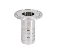 OOYIALET 1pc 25mm Hose Barb 0.75" Tri Clamp SUS 304 Stainless Steel Pipe Fitting Homebrew