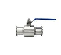 OOYIALET 1pc Pipe OD 25MM Ferrule OD 50.5MM Tri Clamp Ball Valve 304 Stainless Steel for Home Brewing