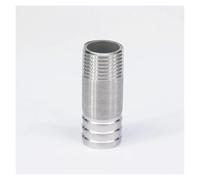 OOYIALET 2PC 1/2" BSPT Male x Fit 20mm I/D Hose Barb 304 Stainless Pipe Fitting Hosetail Connector Water Gas Oil