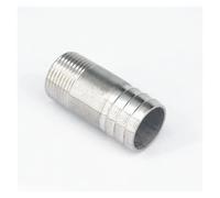 OOYIALET 2pc 3/4" BSPT Male x Fit 1" I/D Hose Barb 304 Stainless Pipe Fitting Hosetail Connector Water Gas Oil
