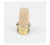 OOYIALET 2pcs 1/2" Male Brass Cylinder Pneumatic Air Breather Silencer Vent Muffler Connector for Denoiser Solenoid Valve